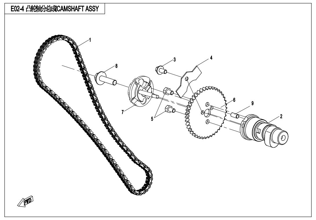 E02-4 - CAMSHAFT ASSY