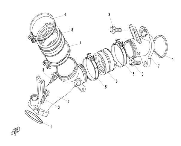 E02-5 - INTAKE MANIFOLD ASSY.