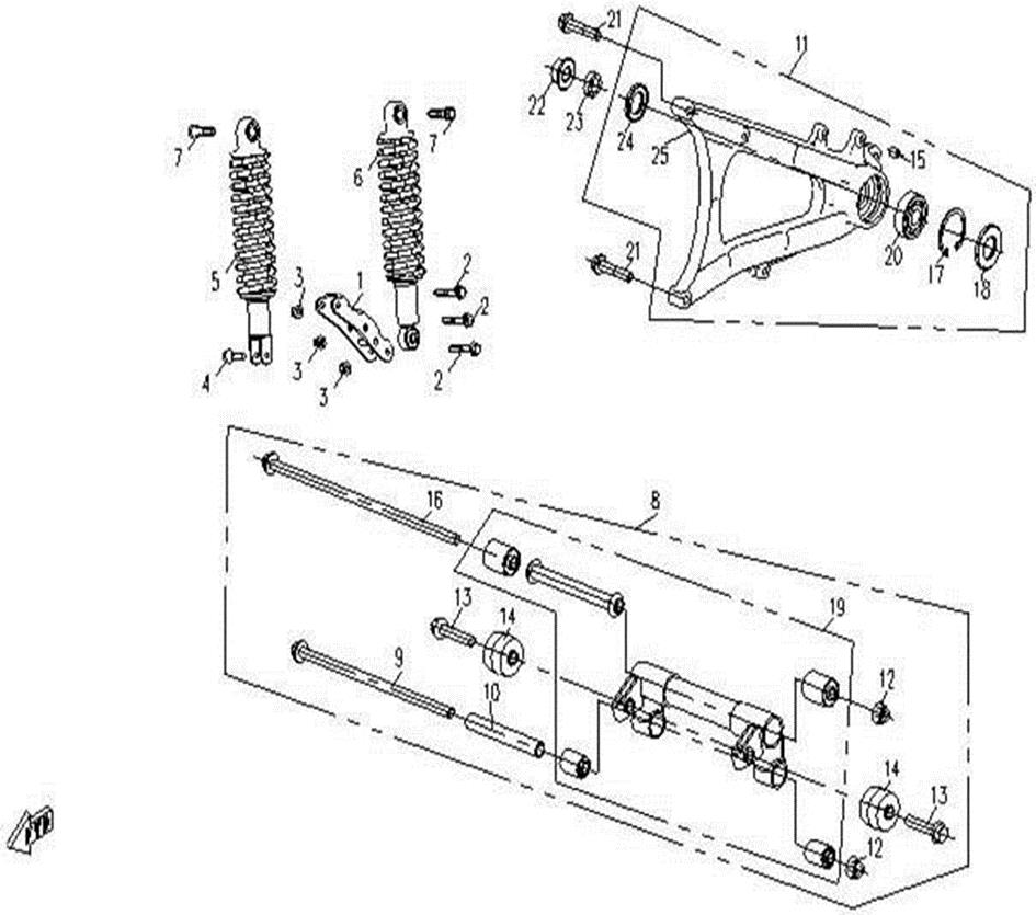F14 - REAR SUSPENSION COMP