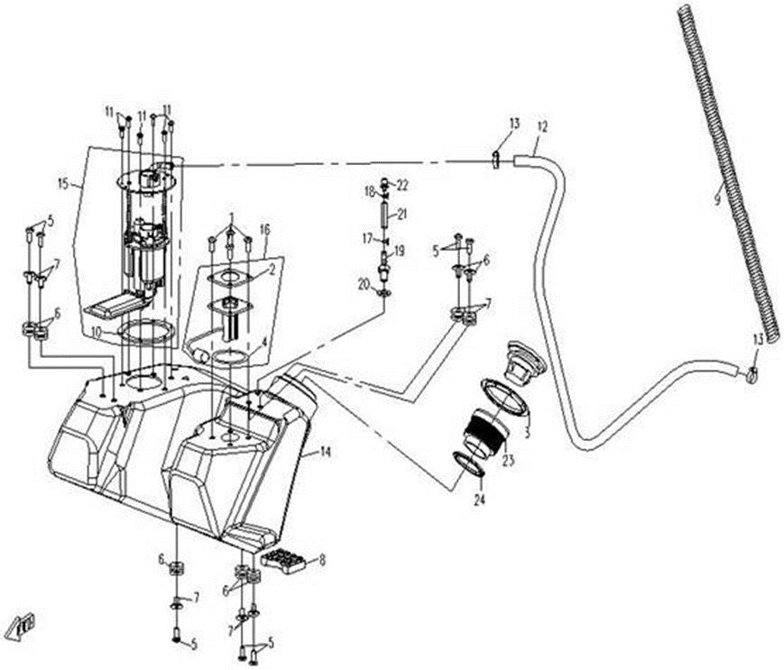 F11 - FUEL TANK ( EFI )