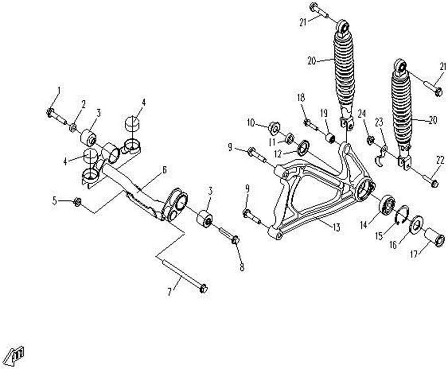 F14 - REAR SUSPENSION