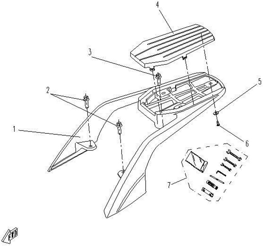 F22 - REAR RACK & TOOLS