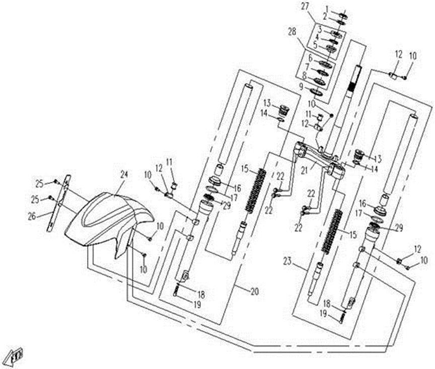 F07-1 - FRONT SUSPENSION(FOR LCD DASHBOARD)
