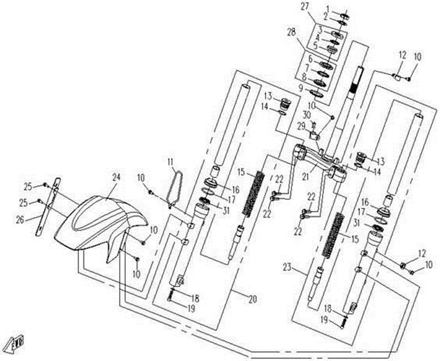 F07-2 - FRONT SUSPENSION(FOR NORMAL DASHBOARD)