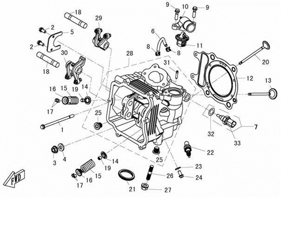 E02-2 - CYLINDER HEAD ASSY