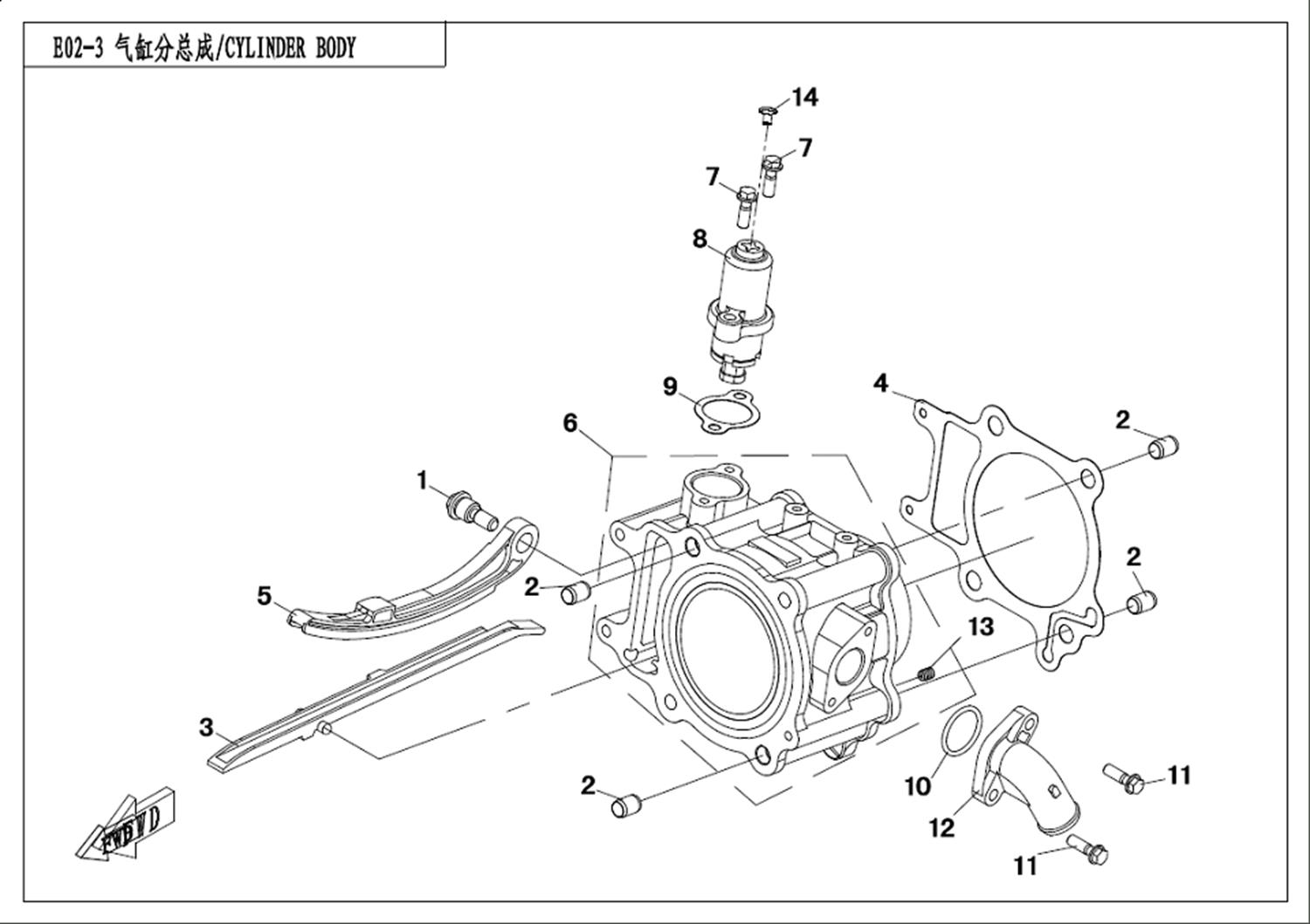 E02-3 - CYLINDER BODY