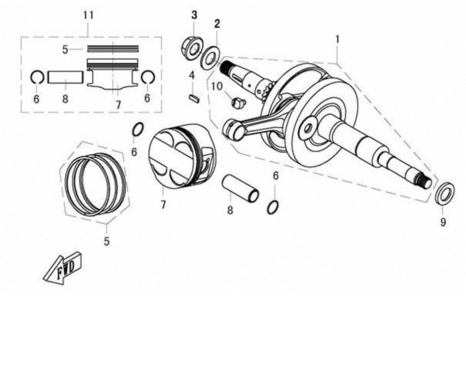 E04 - CRANKSHAFT & PISTONS
