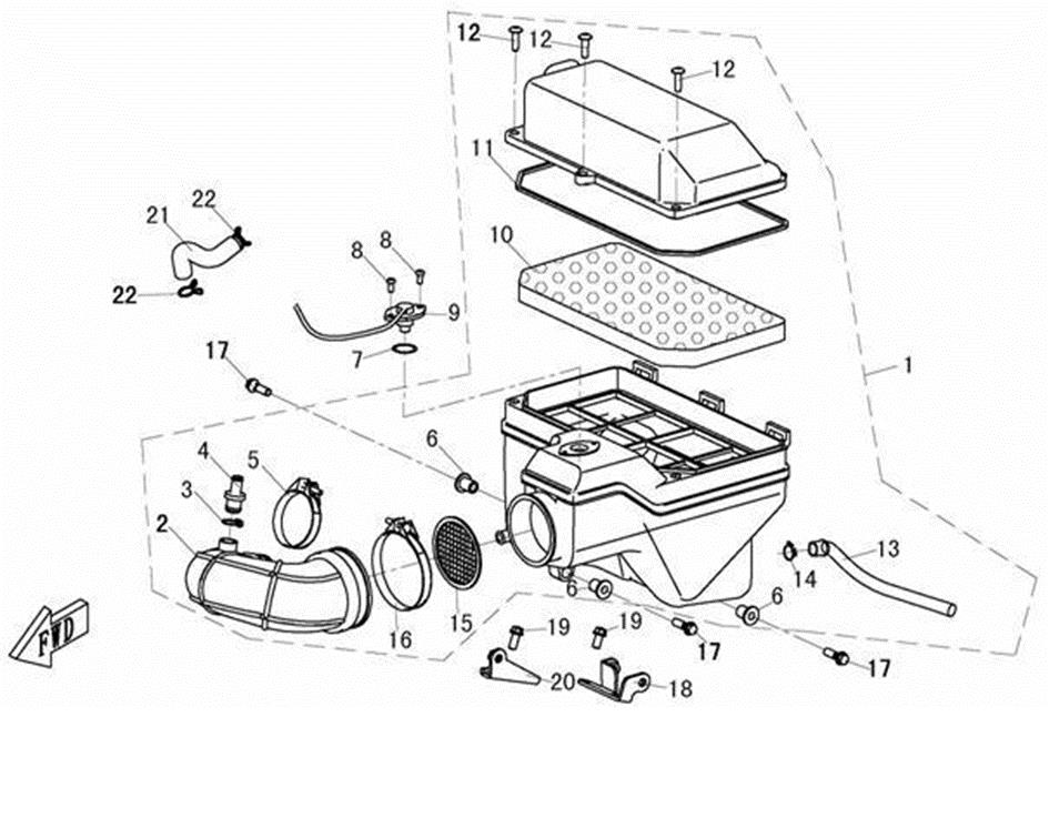E11 - AIR FILTER ASSY