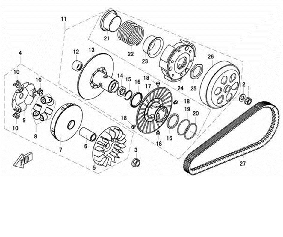 E05-2 - CVT&CLUTCH ASSY