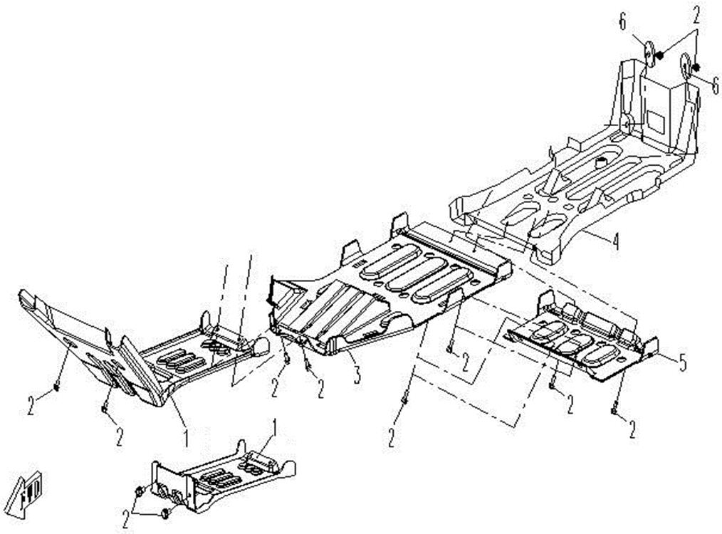 F31 - ENGINE SKID PLATE