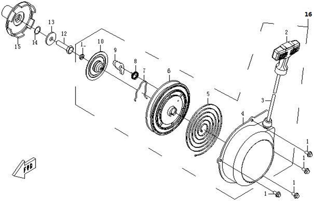 E25 - RECOIL STARTER