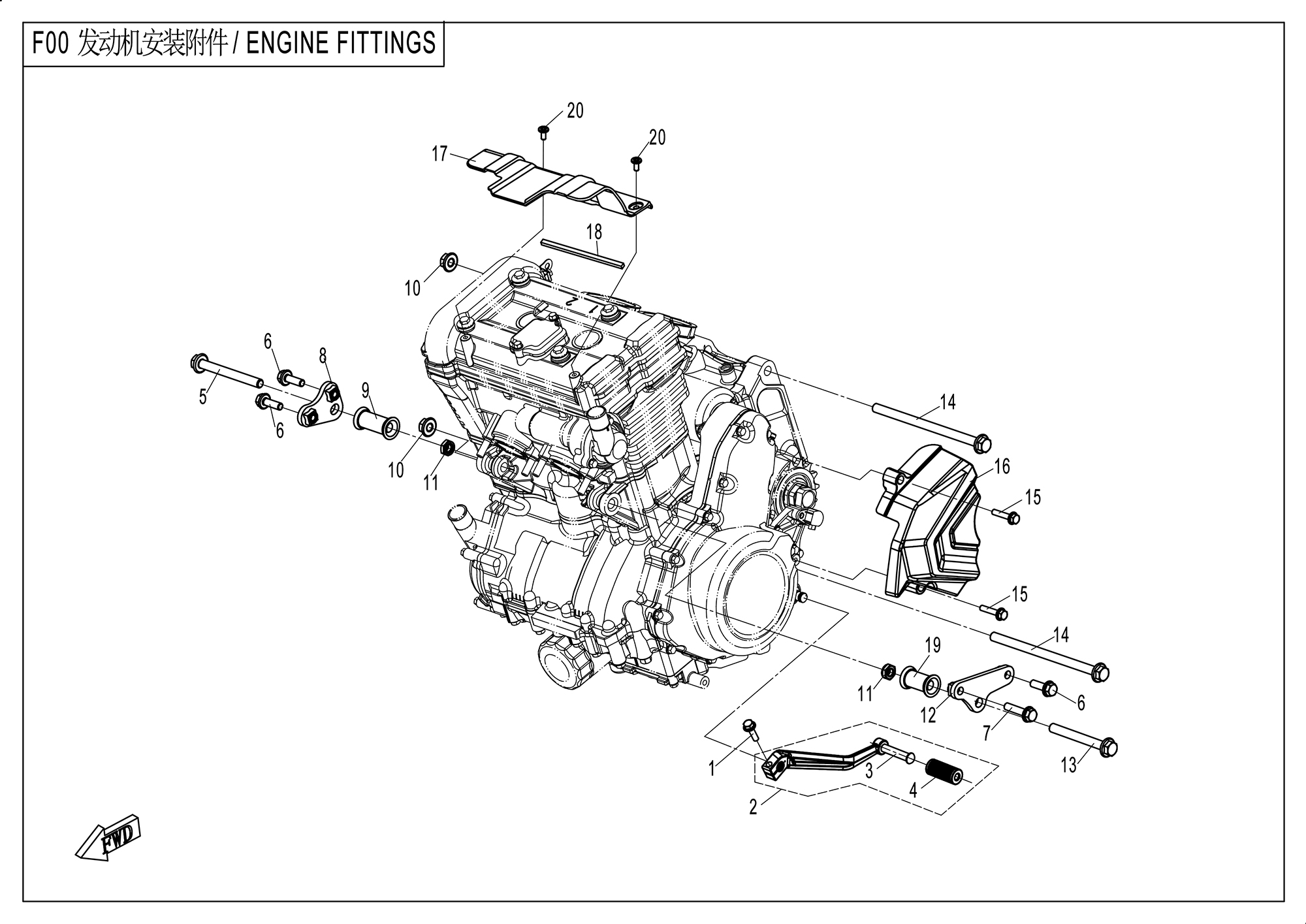 F00 - ENGINE FITTINGS