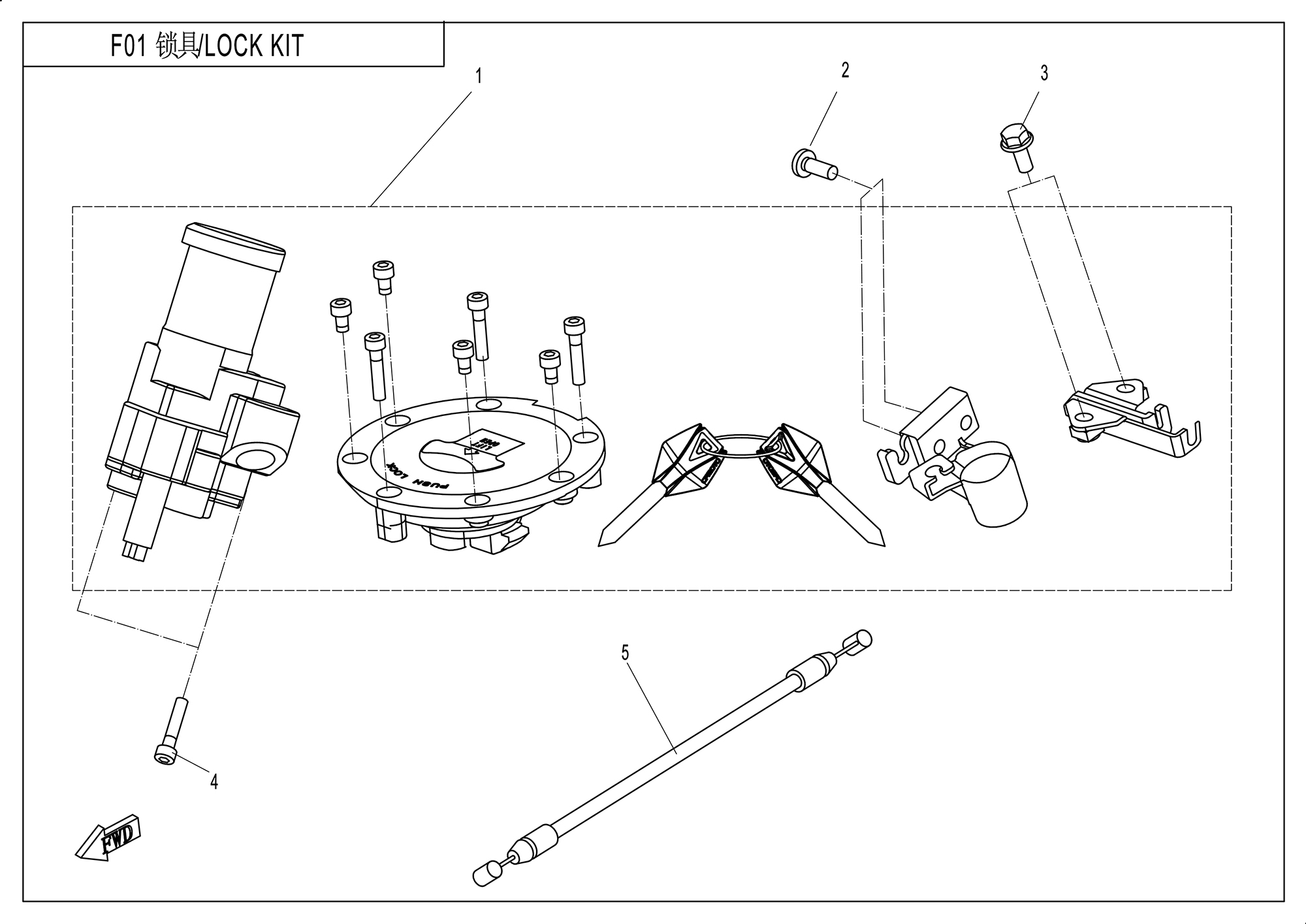 F01 - LOCK KIT