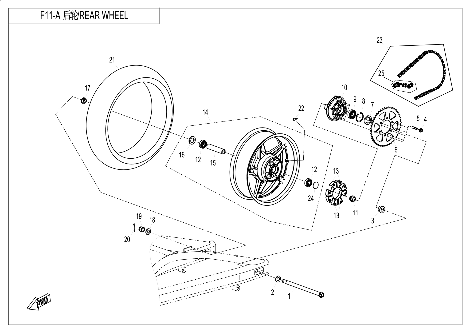 F11-A - REAR WHEEL