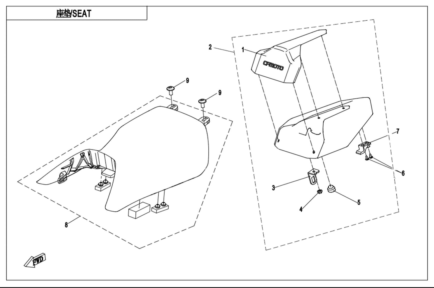 F13-B - SEAT(ISLE OF MAN TT)