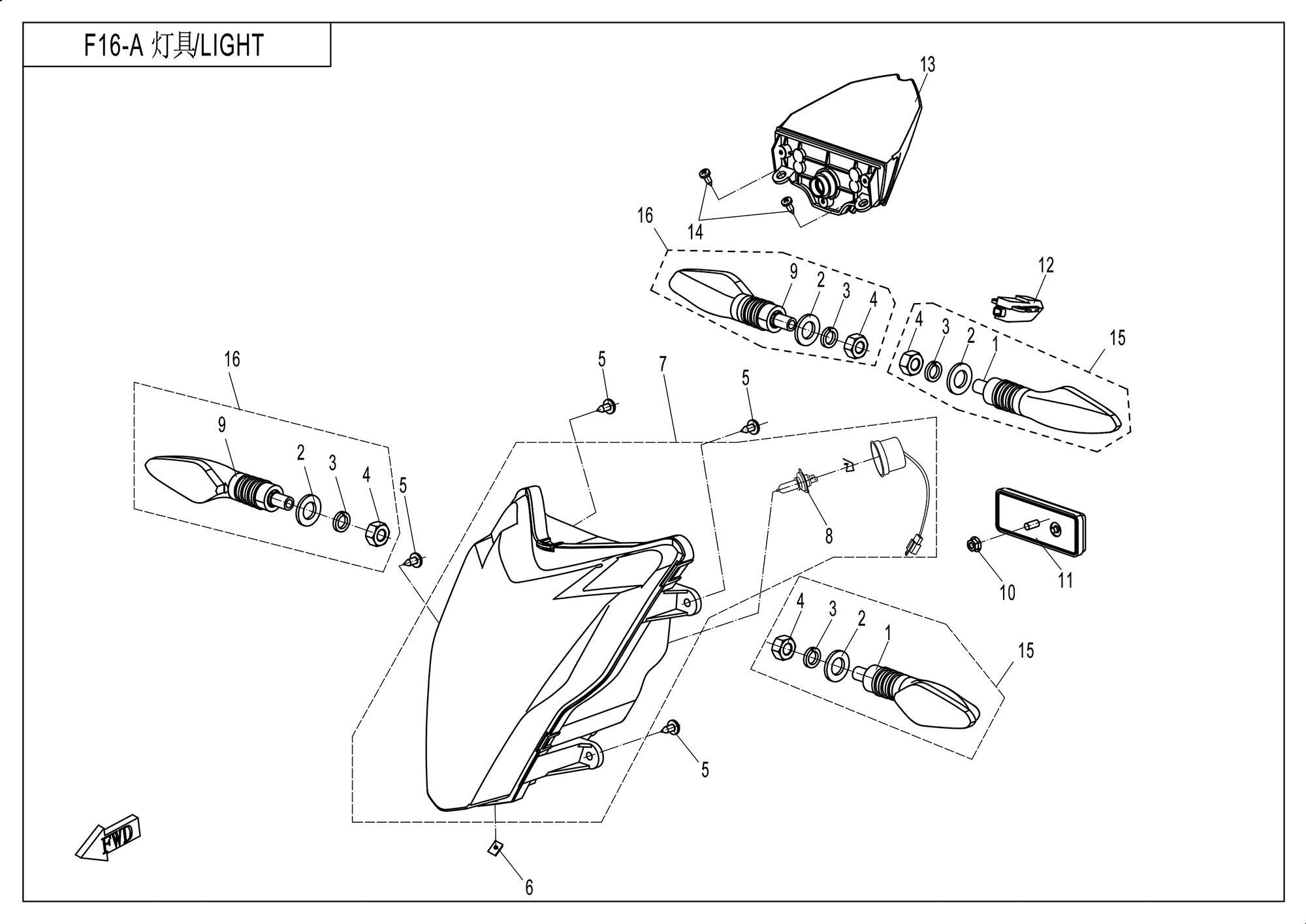 F16-A - LIGHTS(BULB)