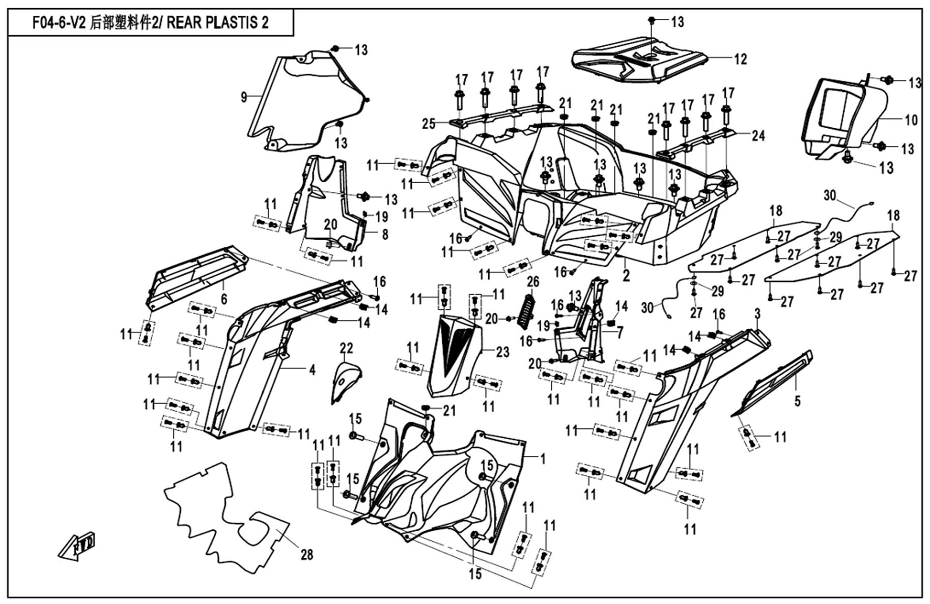 F04-6-V2 - REAR PLASTICS 2
