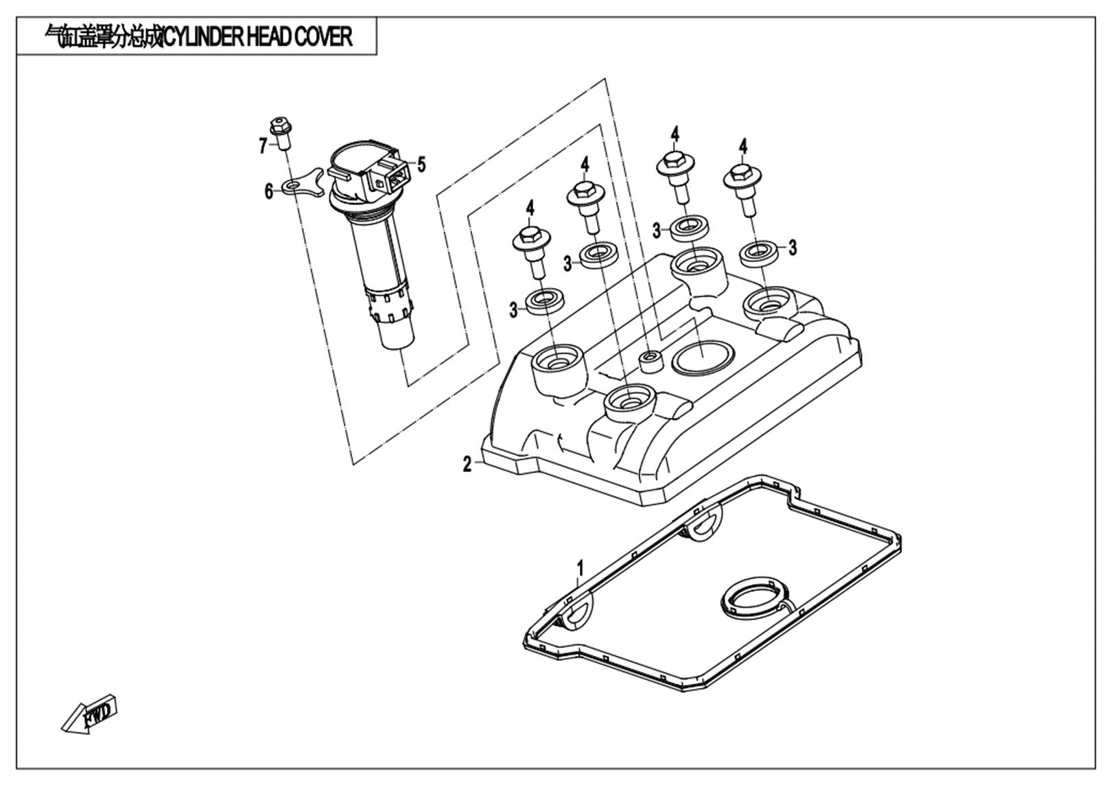 E02-1 - CYLINDER HEAD COVER