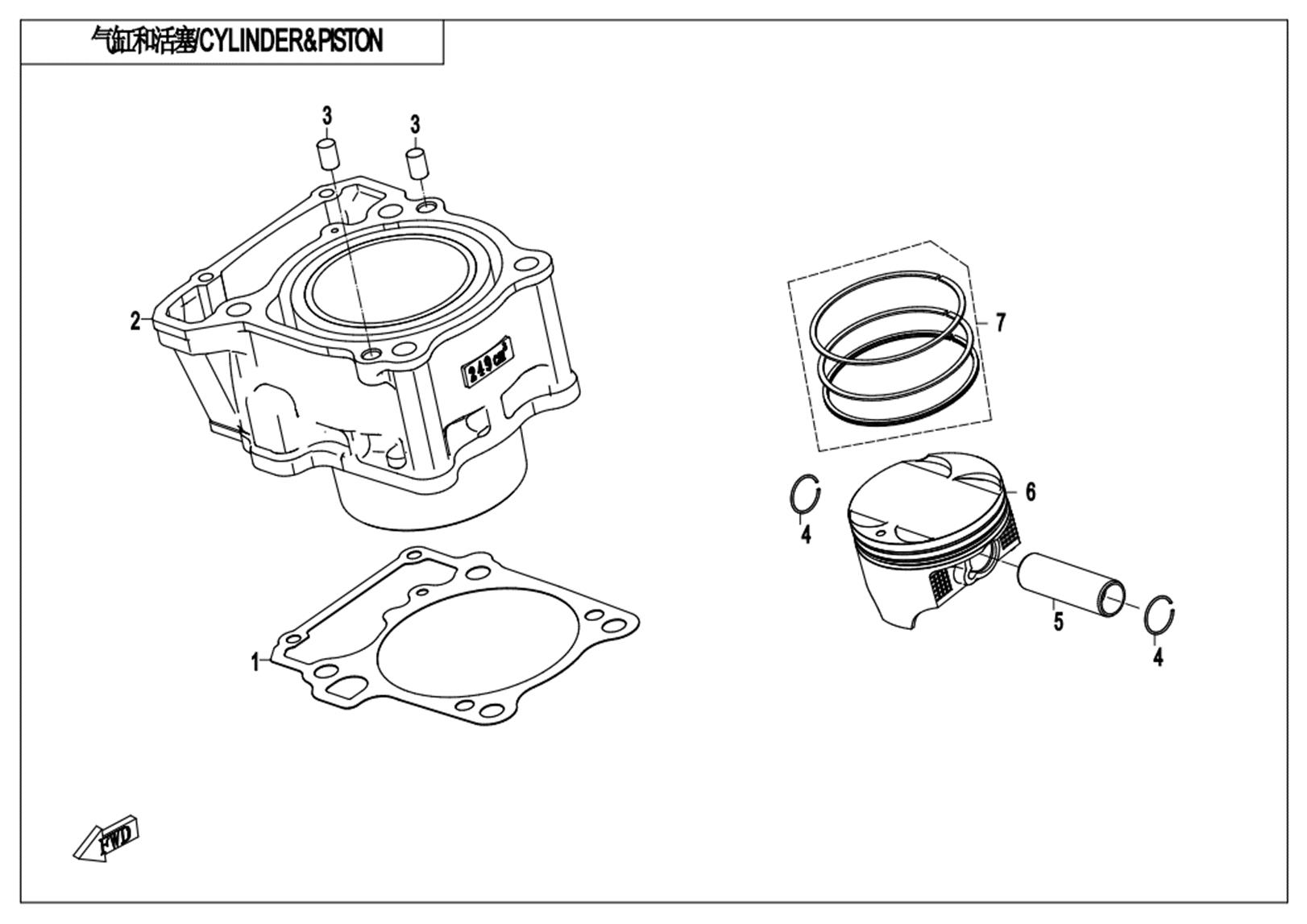 E02-3 - CYLINDER & PISTON