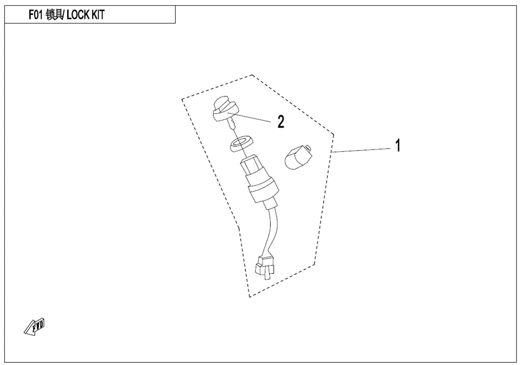 F01 - LOCK KIT