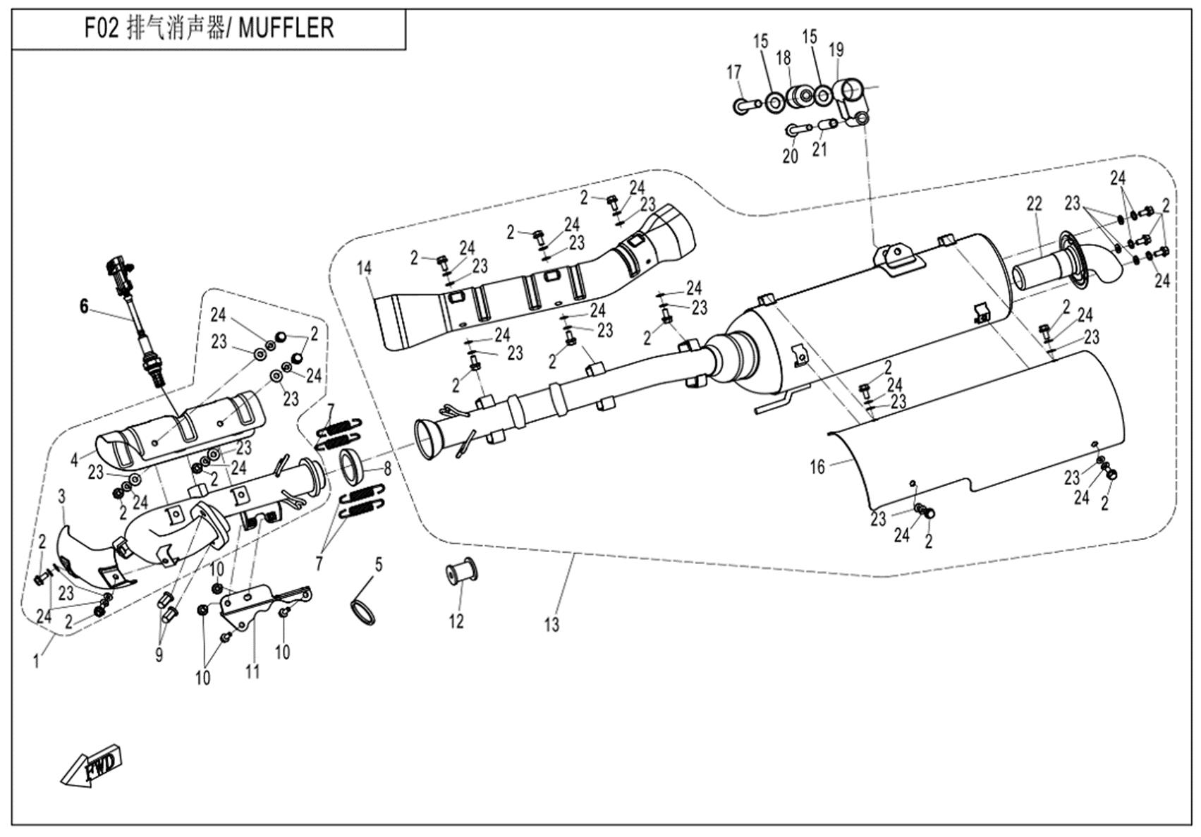 F02 - MUFFLER