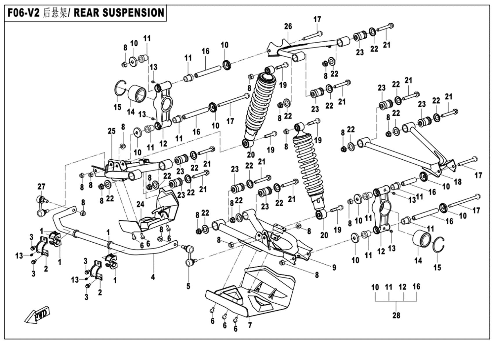 F06-V2 - REAR SUSPENSION