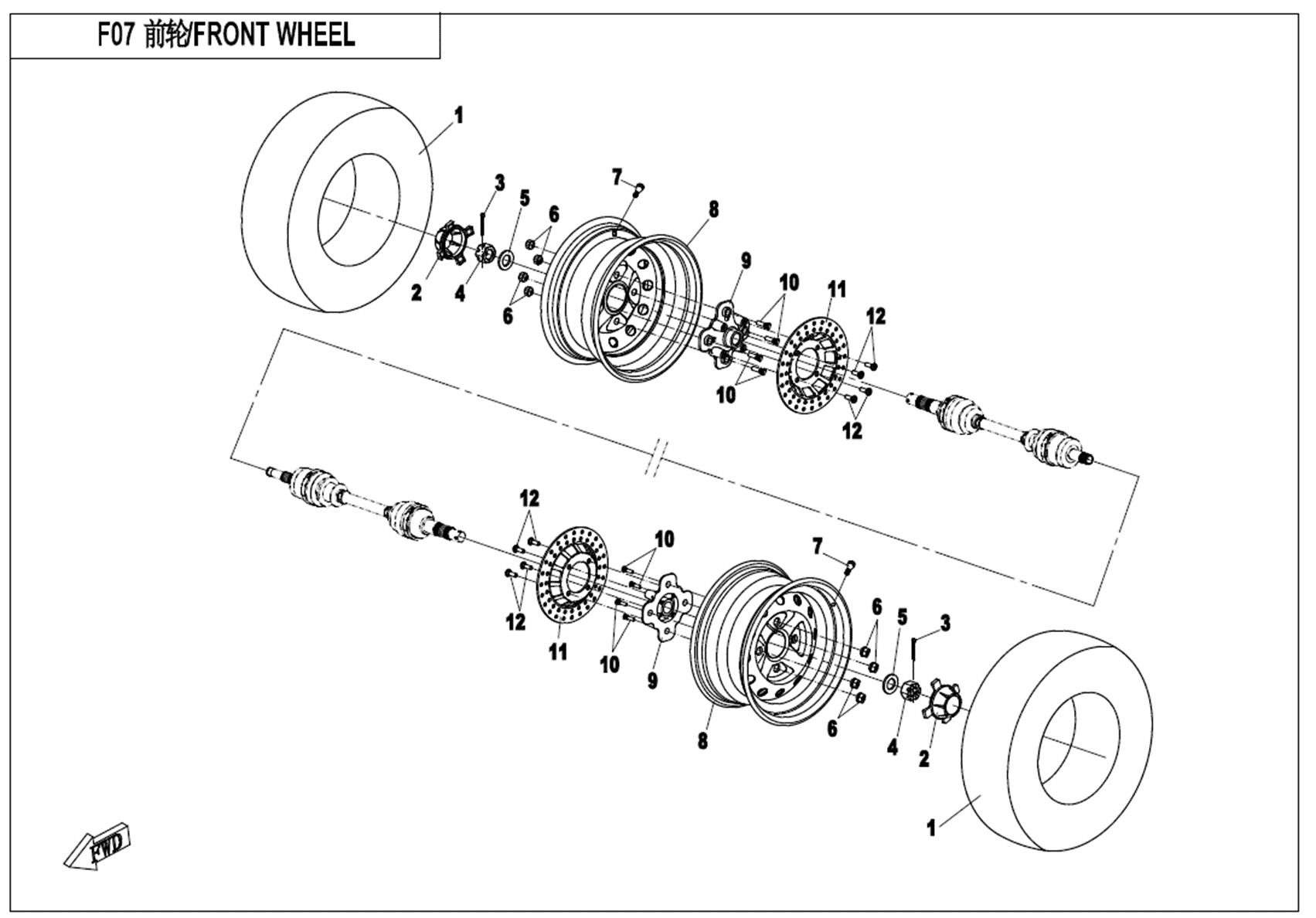 F07 - FRONT WHEEL
