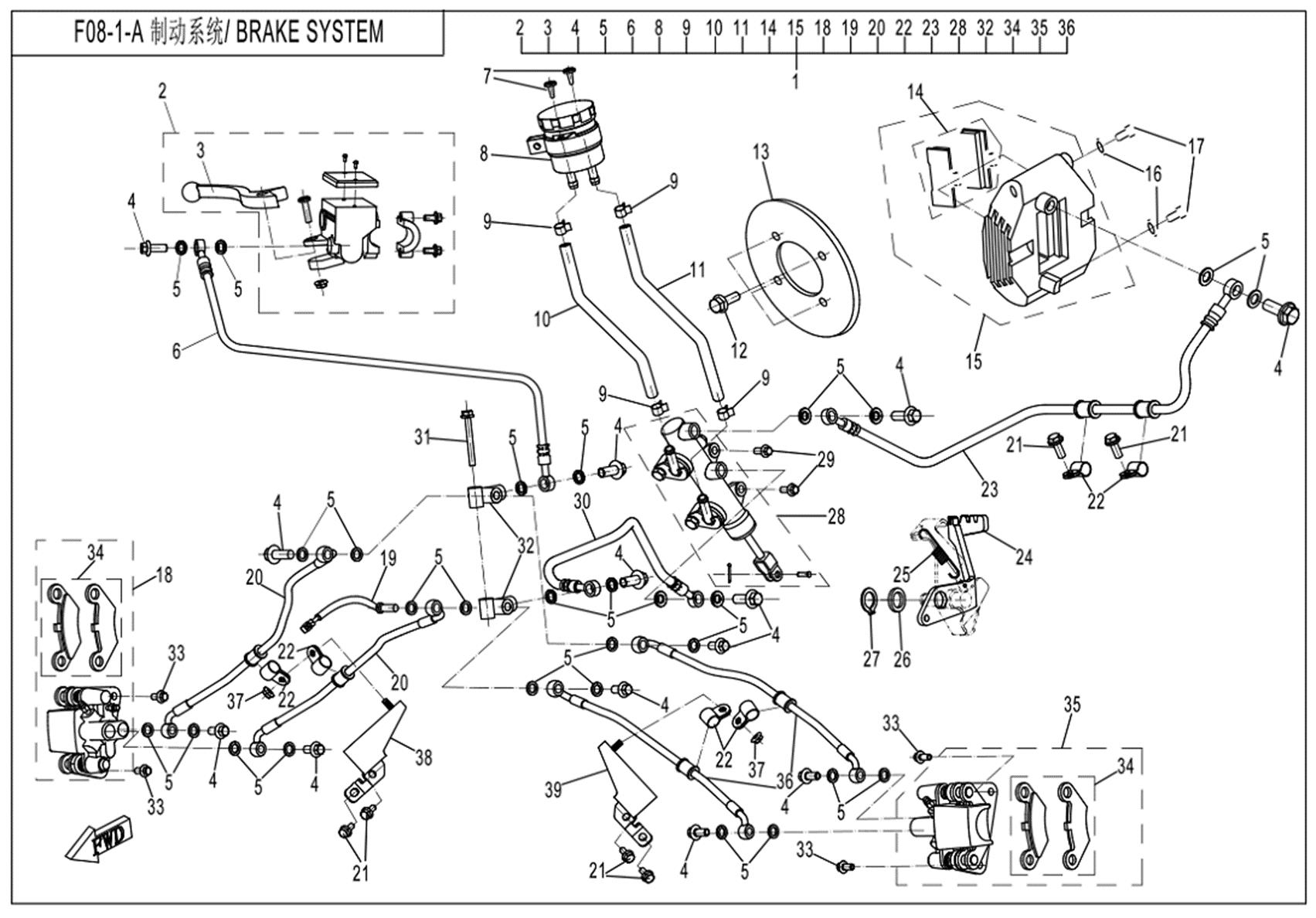 F08-1-A - BRAKE SYSTEM