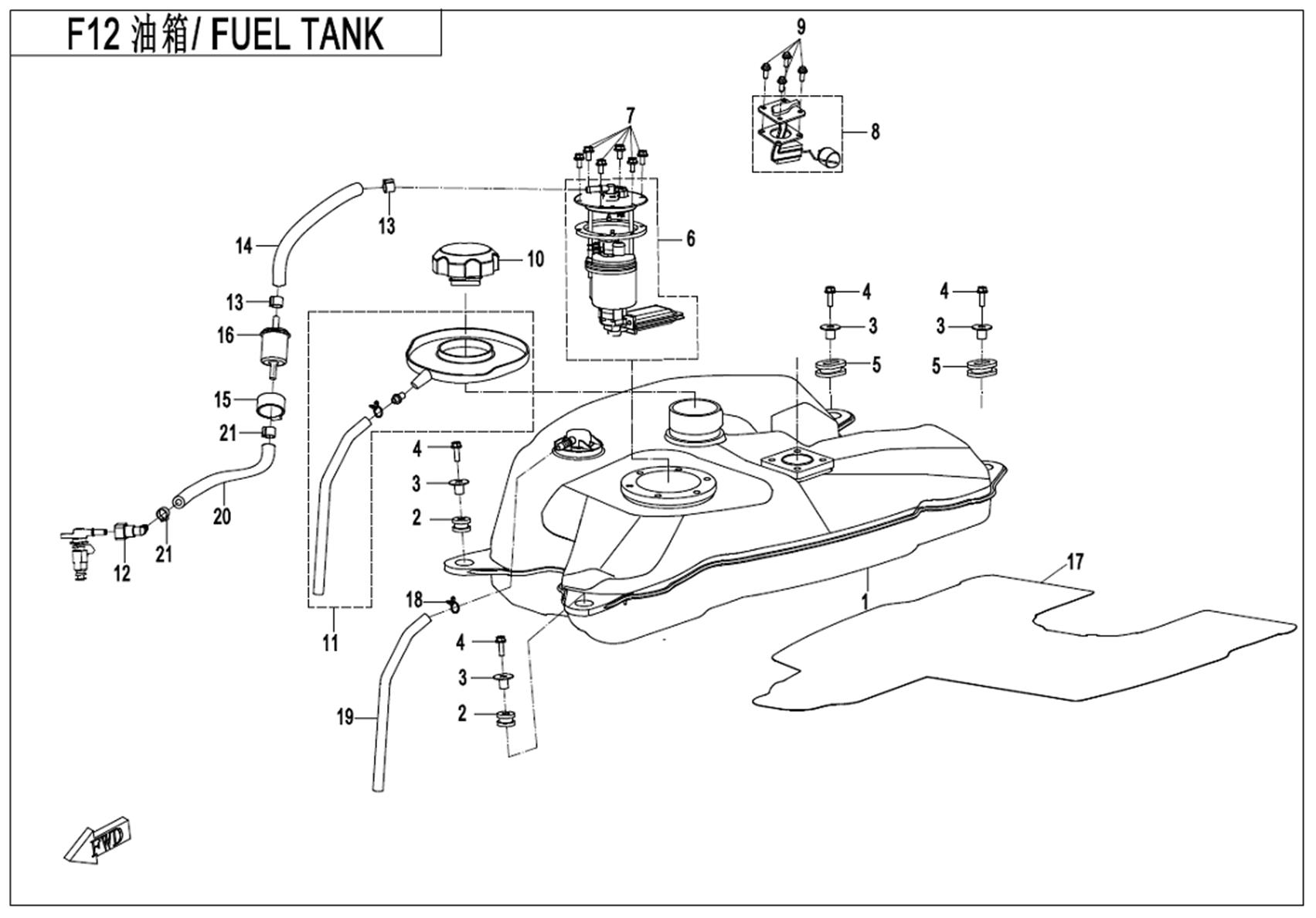 F12 - FUEL TANK