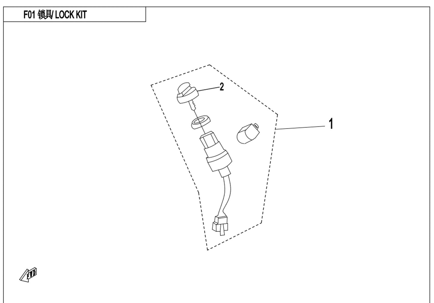 F01 - LOCK KIT