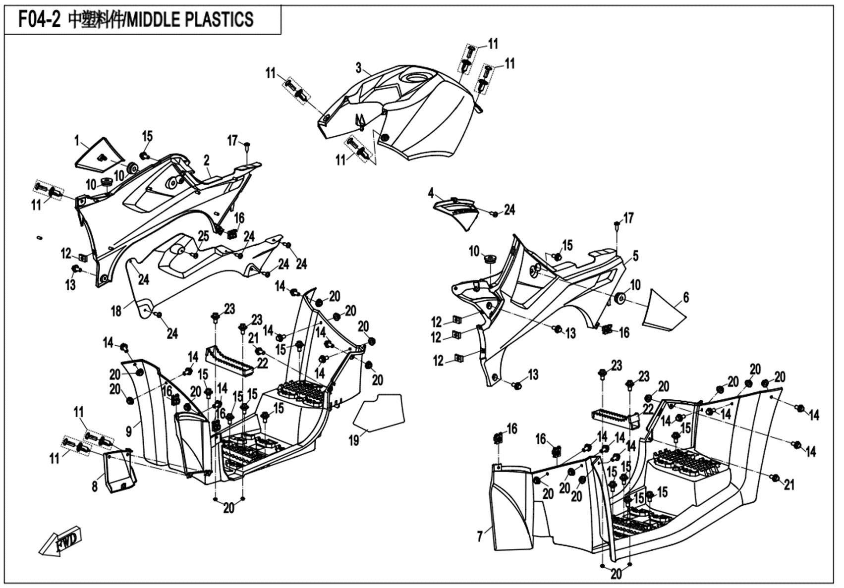 F04-2 - MIDDLE PLASTICS