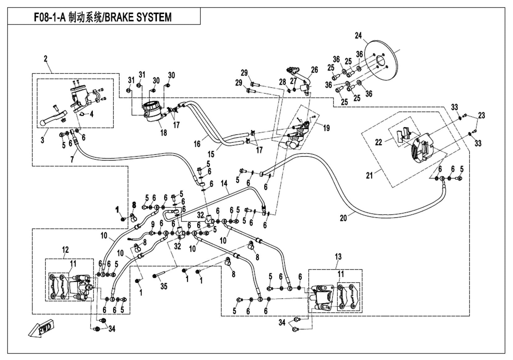 F08-1-A - BRAKE SYSTEM