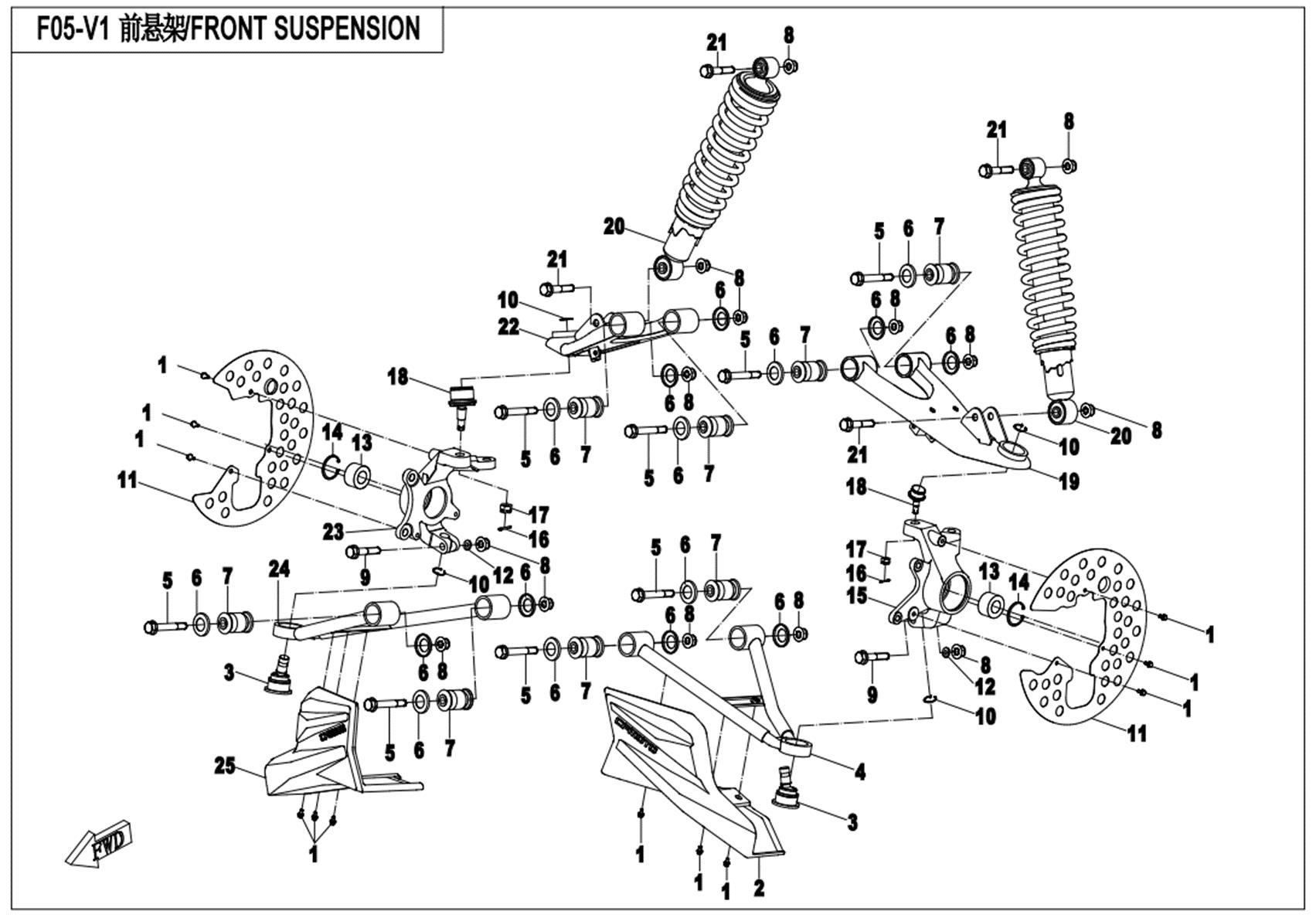 F05-V1 - FRONT SUSPENSION