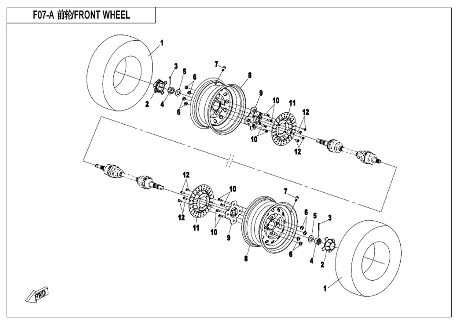 F07-A - FRONT WHEEL(EURO)