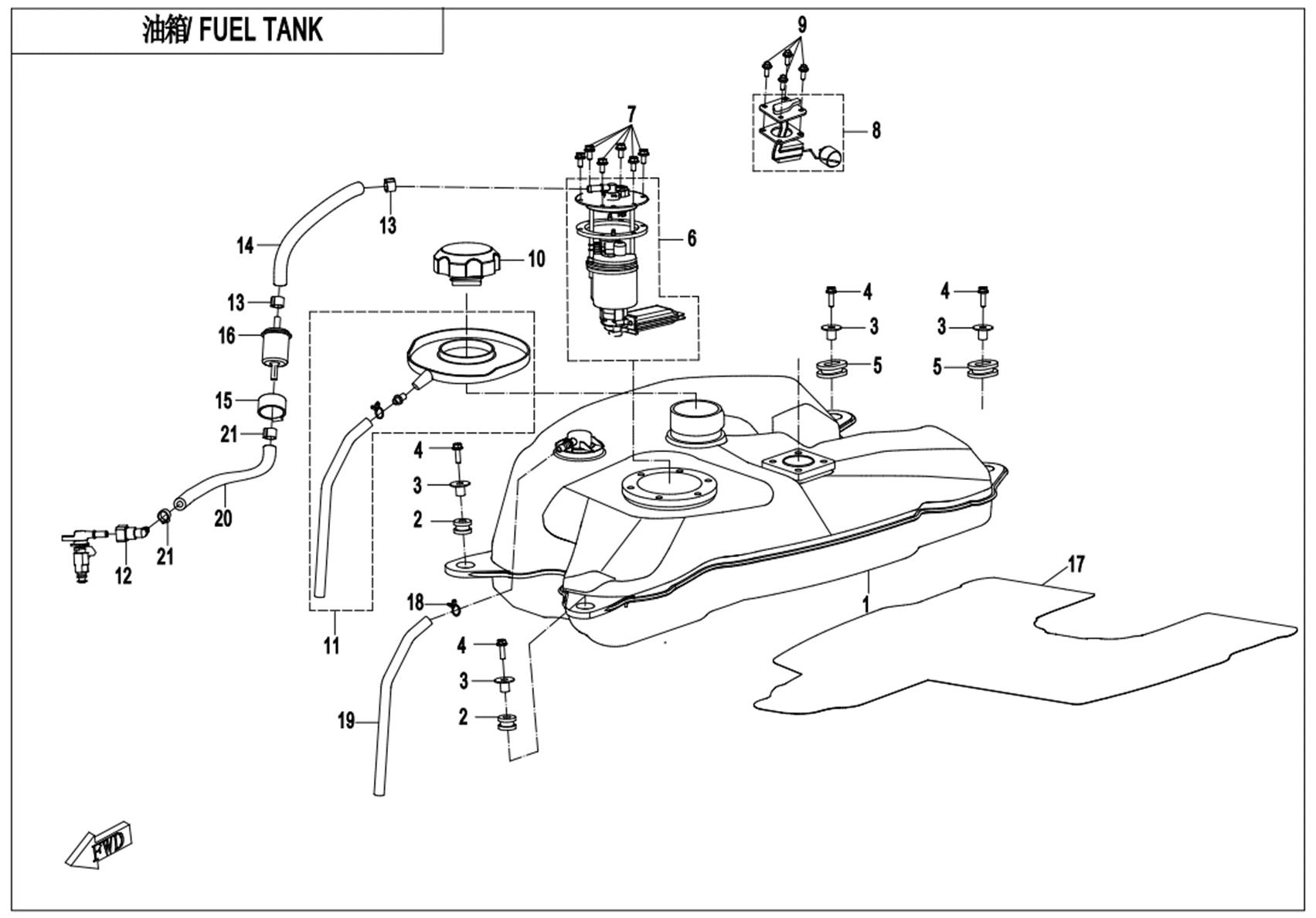 F12 - FUEL TANK