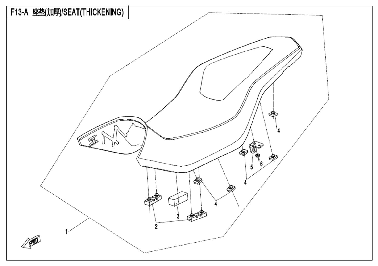 F13-A - SEAT(THICKENING)