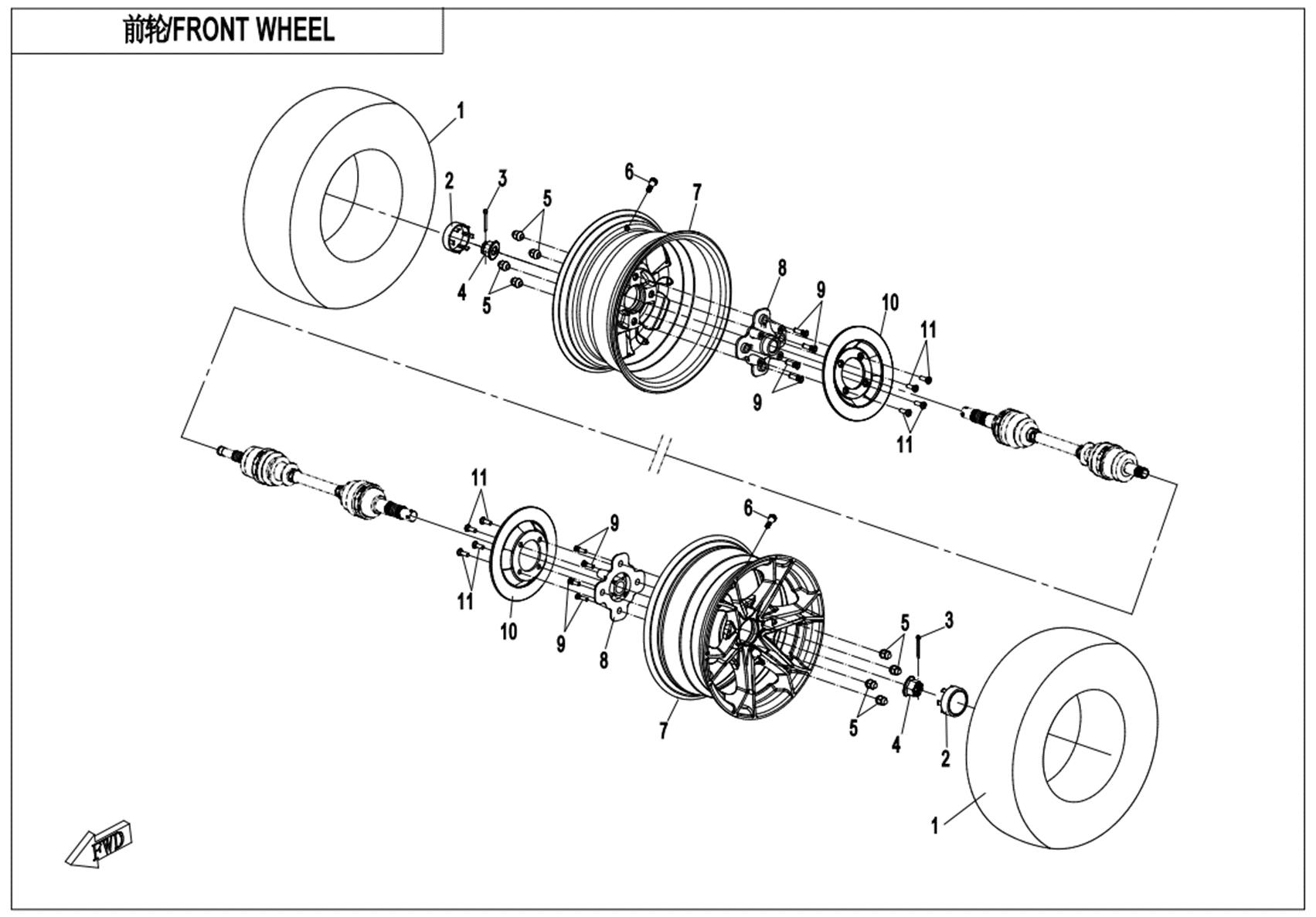F07 - FRONT WHEEL