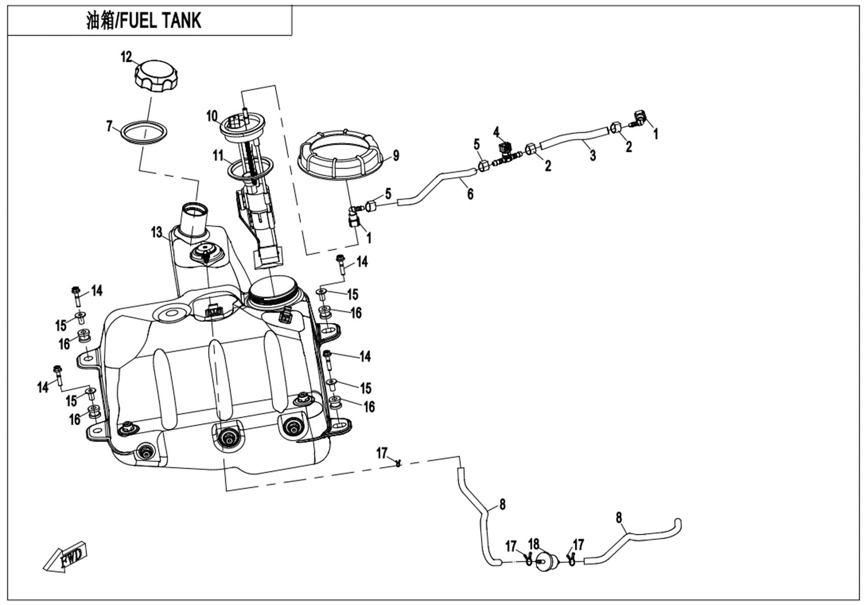 F12-A - FUEL TANK(STANDARD)