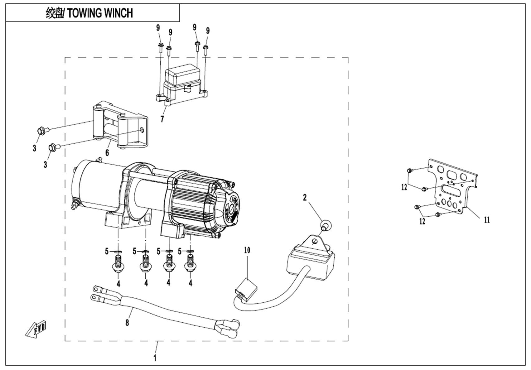 F15-2 - TOWING WINCH