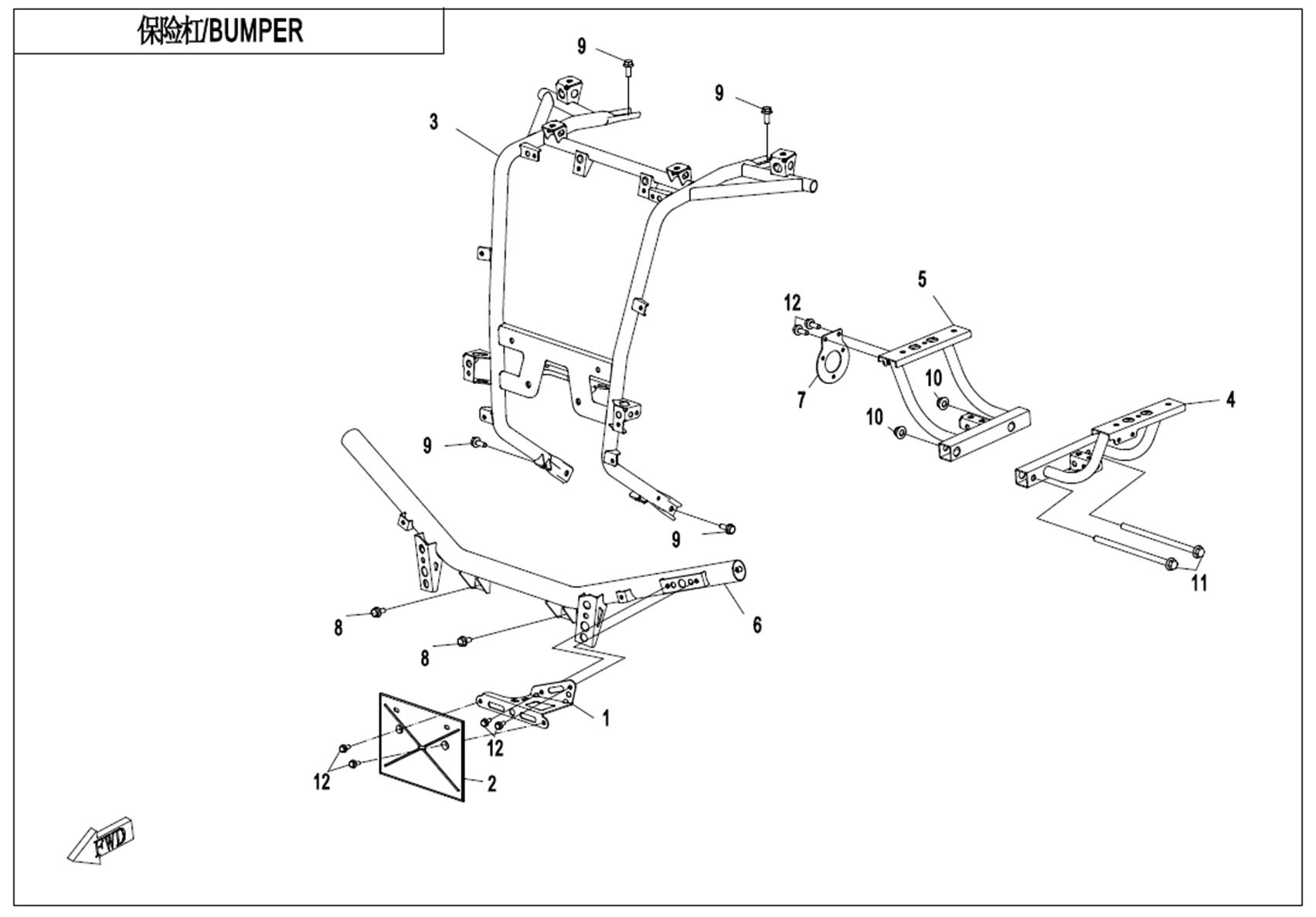 F23-A - BUMPER(STANDARD)