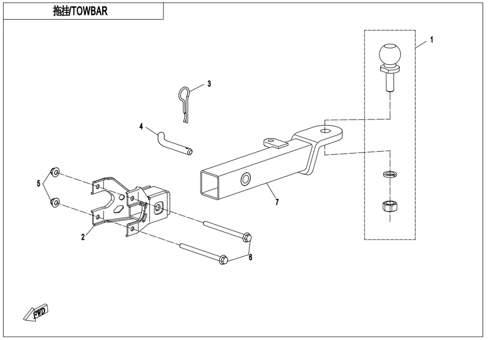 F40 - TOWBAR