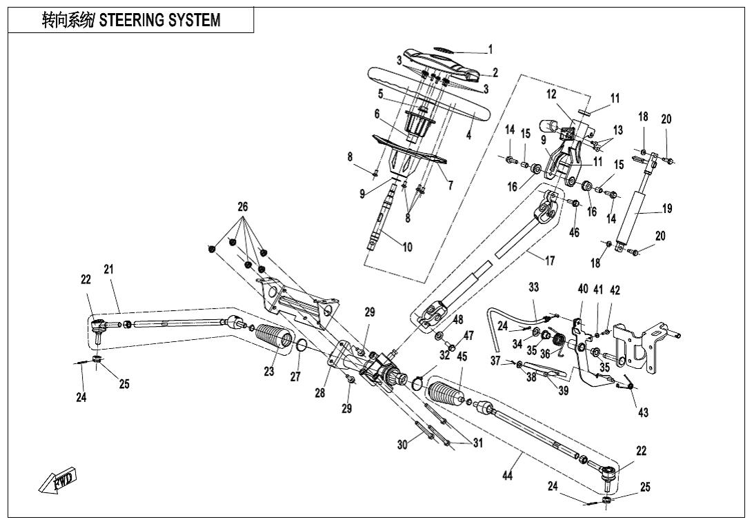 F10-A - STEERING SYSTEM(STANDARD)