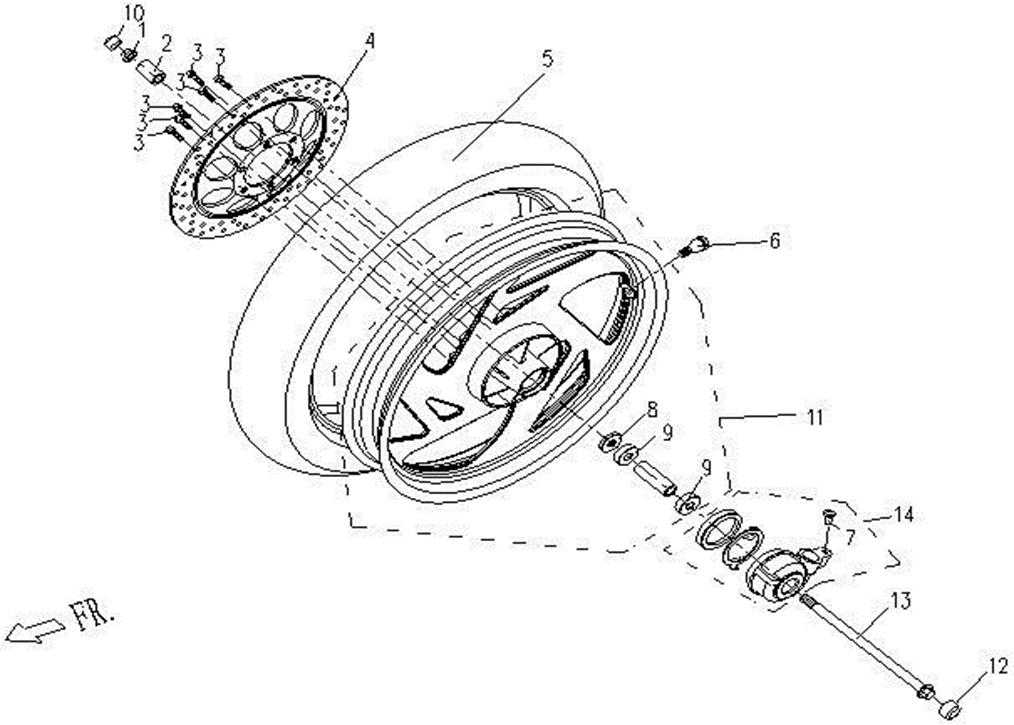 F08 - FRONT WHEEL