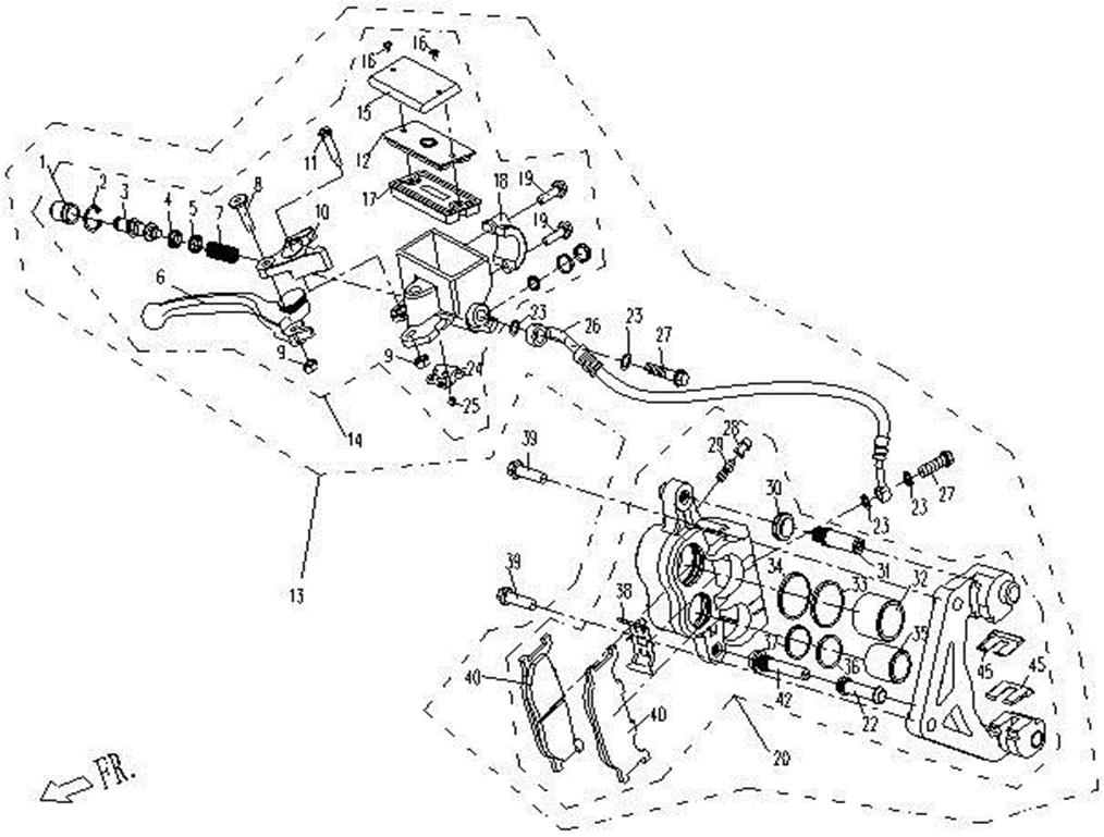 F17 - HYDRAULIC BRAKE (FRONT)