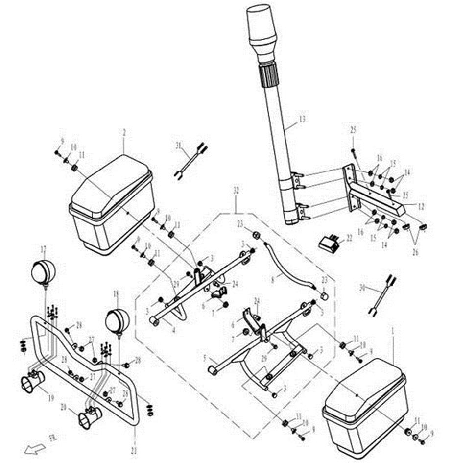F21 - AUXILIARY FRAME