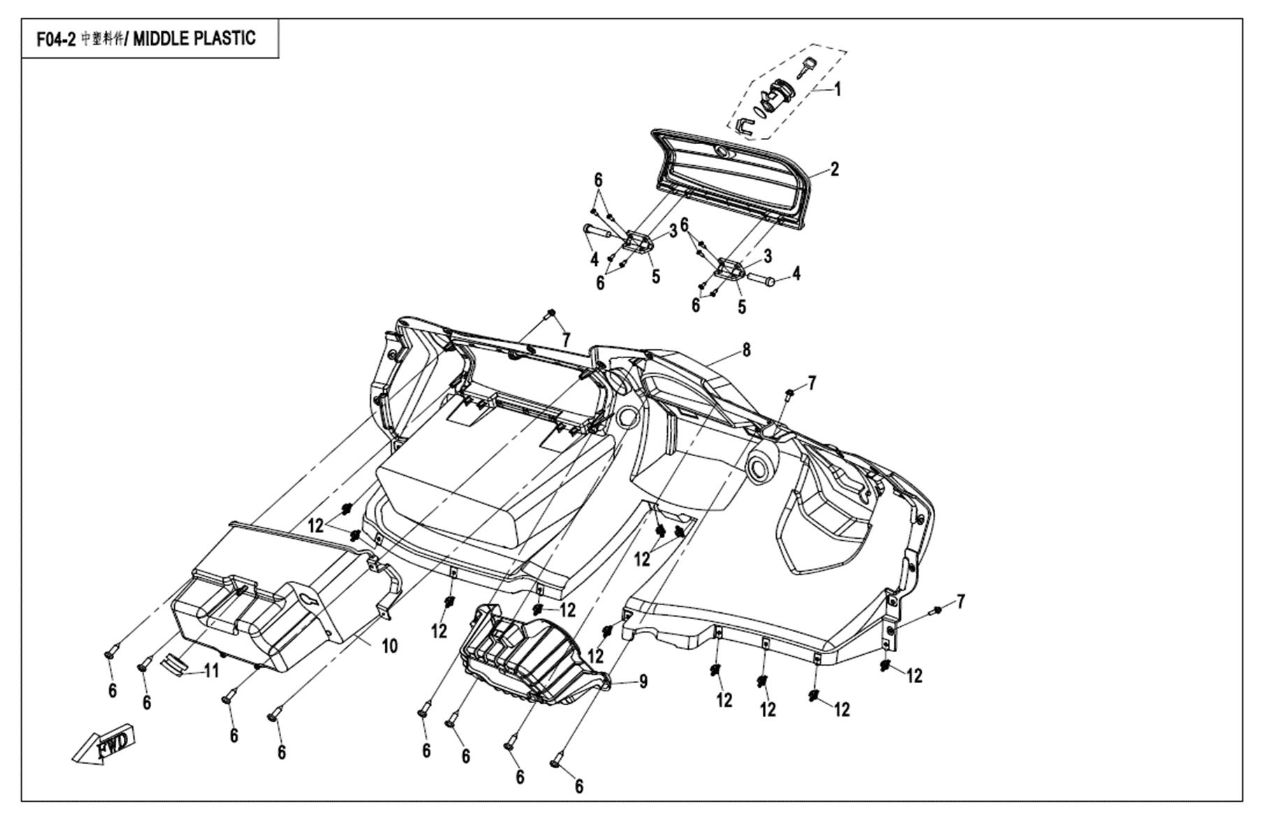 F04-2 - MIDDLE PLASTIC