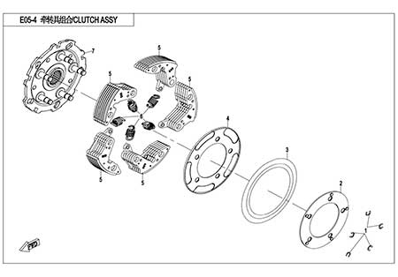 E05-4 - CLUTCH ASSY