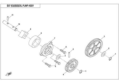 E07 - OIL PUMP ASSY.