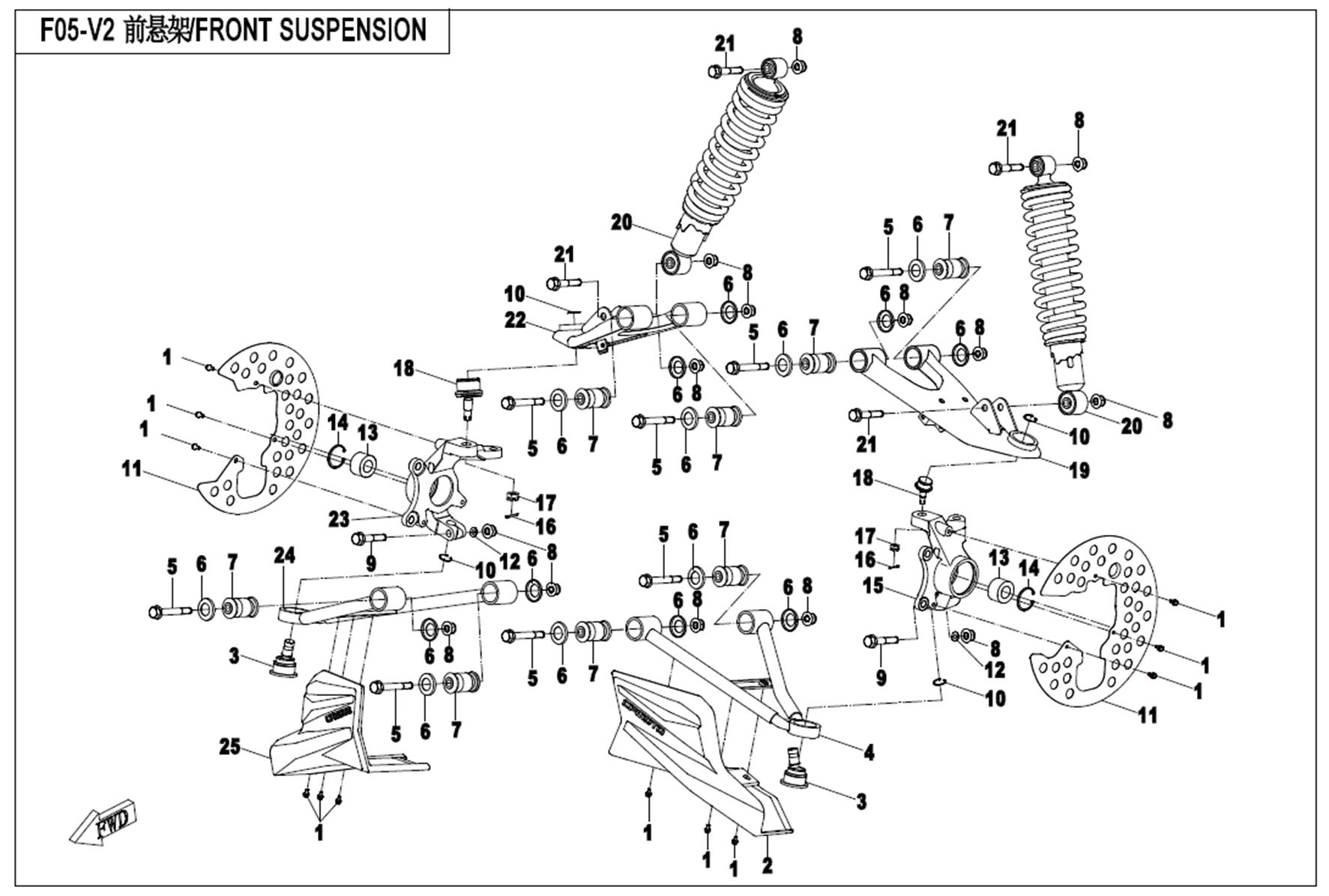 F05-V2 - FRONT SUSPENSION