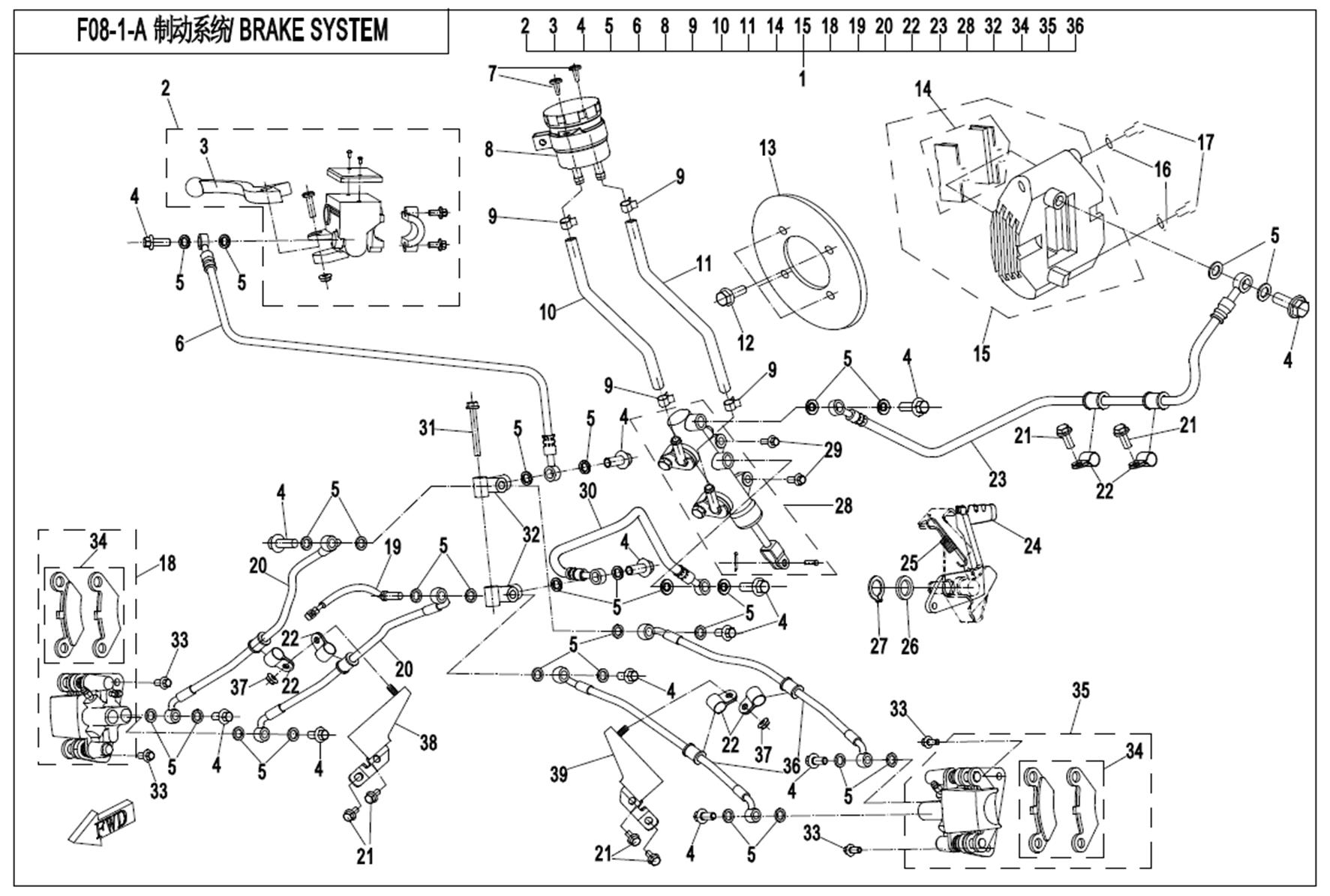 F08-1-A - BRAKE SYSTEM
